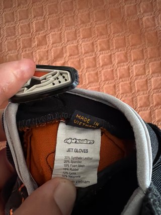 Guantes Moto Enduro Alpinestars Naranja/Negro