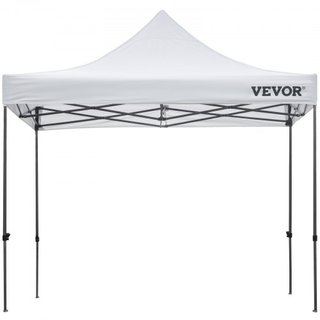 Tienda de Carpa Plegable de 304.8 x 304.8 cm, Gazebo de Patio Exterior con Paredes Laterales Desmontables y Bolsa con Ruedas, Refugio Instantáneo Resistente a UV y a Prueba de Agua para Fiesta, Ja...