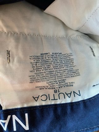 Pantalones Nautica Azul