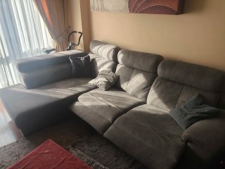 Chaiselongue con 2 relax elettrici e scorrevole