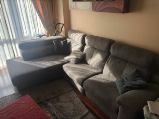 Chaiselongue con 2 relax elettrici e scorrevole