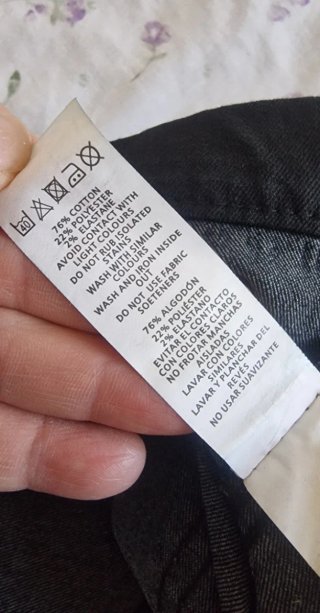 Jeggings neri mai indossati