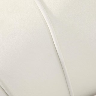 Sillón Diseño Vintage en Terciopelo, Silloncito Rétro para Habitación, Sala o Oficina, Crema 79X77X77Cm