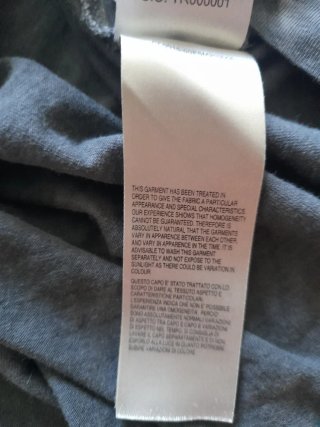 T-shirt Diesel grigia con stampa MILANO 78