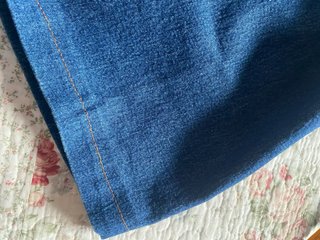 Jeans cargo uomo oversize blu