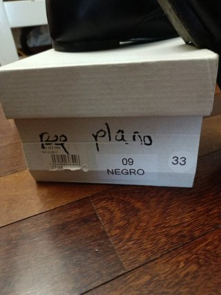 Zapatos de baile niña negros.
