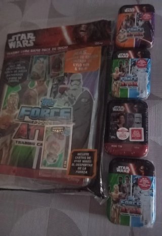 Lote Star Wars: Juego Cartas + Mini Tins