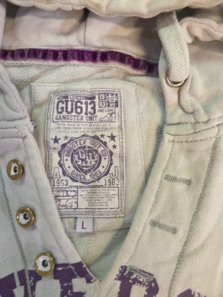 Sudadera Gangster Unit 613 Vintage Talla L