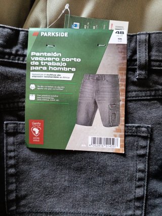 Lote 4 Pantalones Cortos Parkside (2 Vaqueros, 2 B