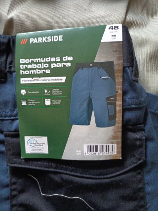 Lote 4 Pantalones Cortos Parkside (2 Vaqueros, 2 B