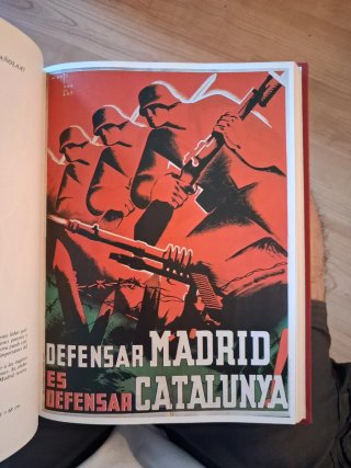 Libro Carteles de la guerra civil española.Urbión