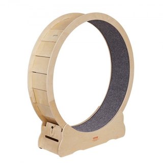 Rueda de Ejercicio para Gatos, Rueda de Cinta para Gatos Grandes para Interiores, Rueda de Correr para Gatos de 52 pulgadas con Alfombra Desmontable y Juguete para Gatos para Correr/Caminar/Entren...