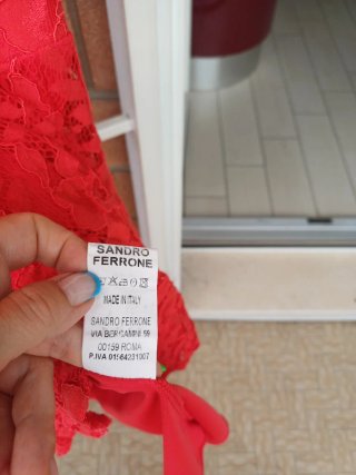 Abito Sandro Ferrone rosso donna