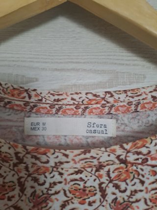 Blusa estampada manga larga