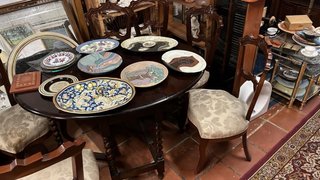 Mesa plegable de madera
