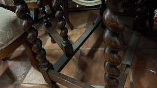Mesa plegable de madera