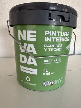 Pintura Nevada Blanco Mate 4L Sin Abrir