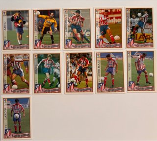 Ligas de fútbol 97-98 Atlético de Madrid
