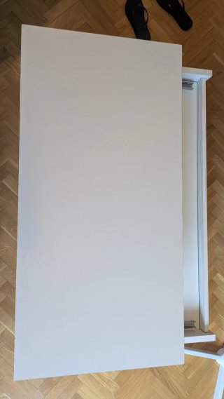Mesa de centro extensible blanca