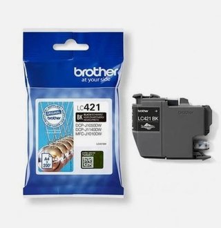 CARTUCCIA LC421BK INKJET NERO BROTHER nuova
