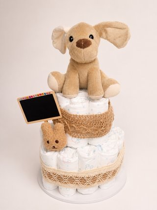 Pastel de pañales. BASICO. Personalizable.