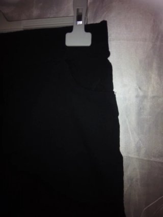 Pantalón corto elástico negro chica