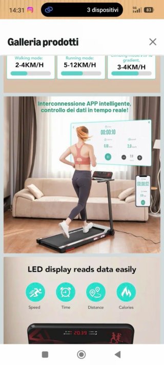 Tapis roulant Citysports