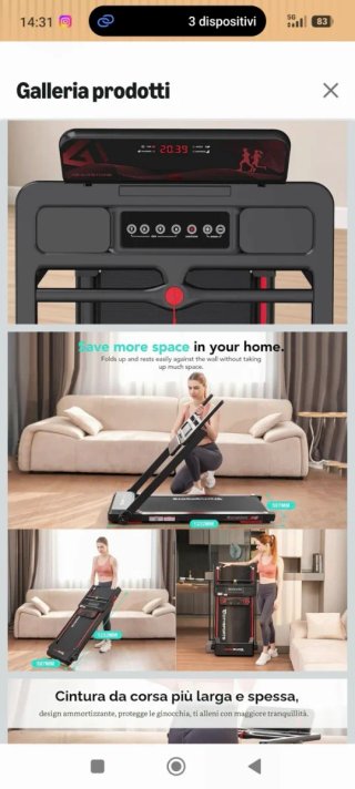 Tapis roulant Citysports