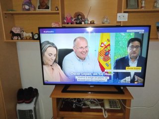 Televisor Plasma 50 pulgadas Negro y Gris