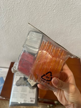 Funda camaras de aire y reflectores para bicicleta