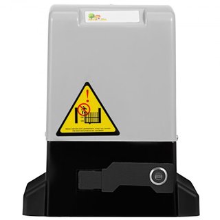 Apertura Automática de Puertas 600 kg/1300 lb, con Sensor Fotocélula de Seguridad Infrarrojo y 2 Controles Remotos, Abridor de Puerta Deslizante Velocidad de Movimiento 1188.7 cm Por Min