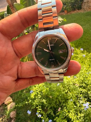 Reloj Casio MTP-1302P Esfera Verde