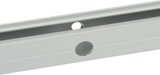 Puerta Corredera Interior de Vidrio Esmerilado Con Riel B1 y Manija para Baño Cocina Estudio Vidrio 205X 77,5X 0,8Cm
