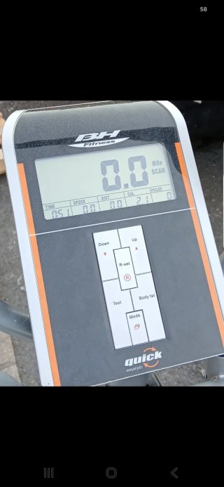 Bicicleta Elíptica BH Fitness Casi Nueva