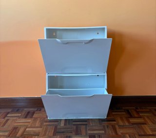 Zapatero Blanco 48x43x138cm