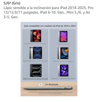 Lápiz Stylus iPad Gris