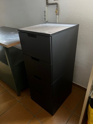 Cajonera Negra Ikea