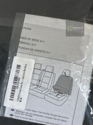 TOYOUN Fundas Asientos Furgonetas y Camiones de 1 + 2 (3 plazas)