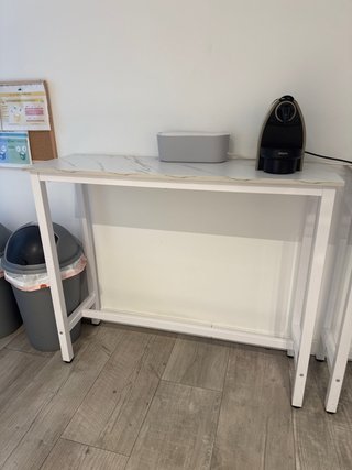 Mueble alto cocina mármol y metal