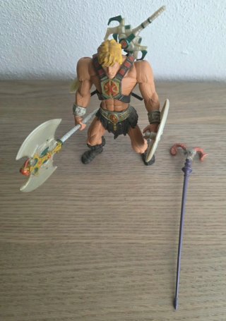 Lote Figura He-Man + Bastón Skeletor