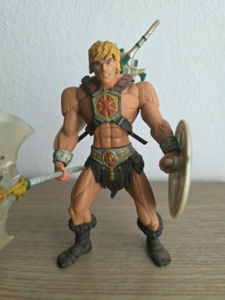 Lote Figura He-Man + Bastón Skeletor