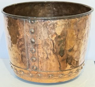 Maceta Grande Cobre Antigua