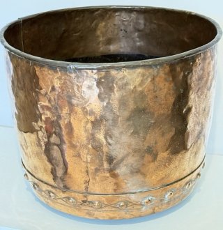 Maceta Grande Cobre Antigua
