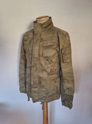 Chaqueta Schott Camuflaje Verde