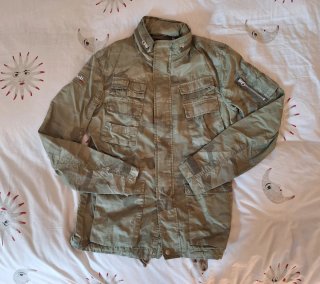 Chaqueta Schott Camuflaje Verde