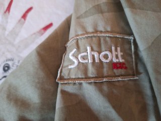 Chaqueta Schott Camuflaje Verde