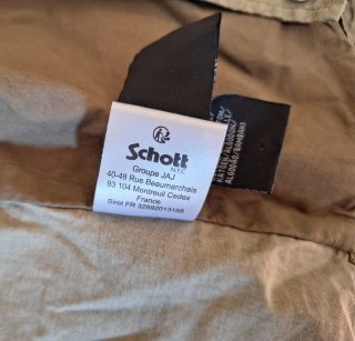 Chaqueta Schott Camuflaje Verde