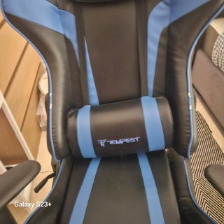 Silla Gamer Tempest Negra y Azul