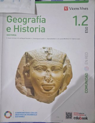 Libro  1 Eso de geografía e historia
