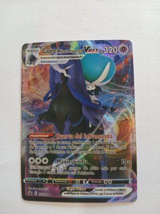 Carta Pokémon Calyrex Jinete Espectral VMAX